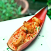 Prawn plantain flower poriyal recipe